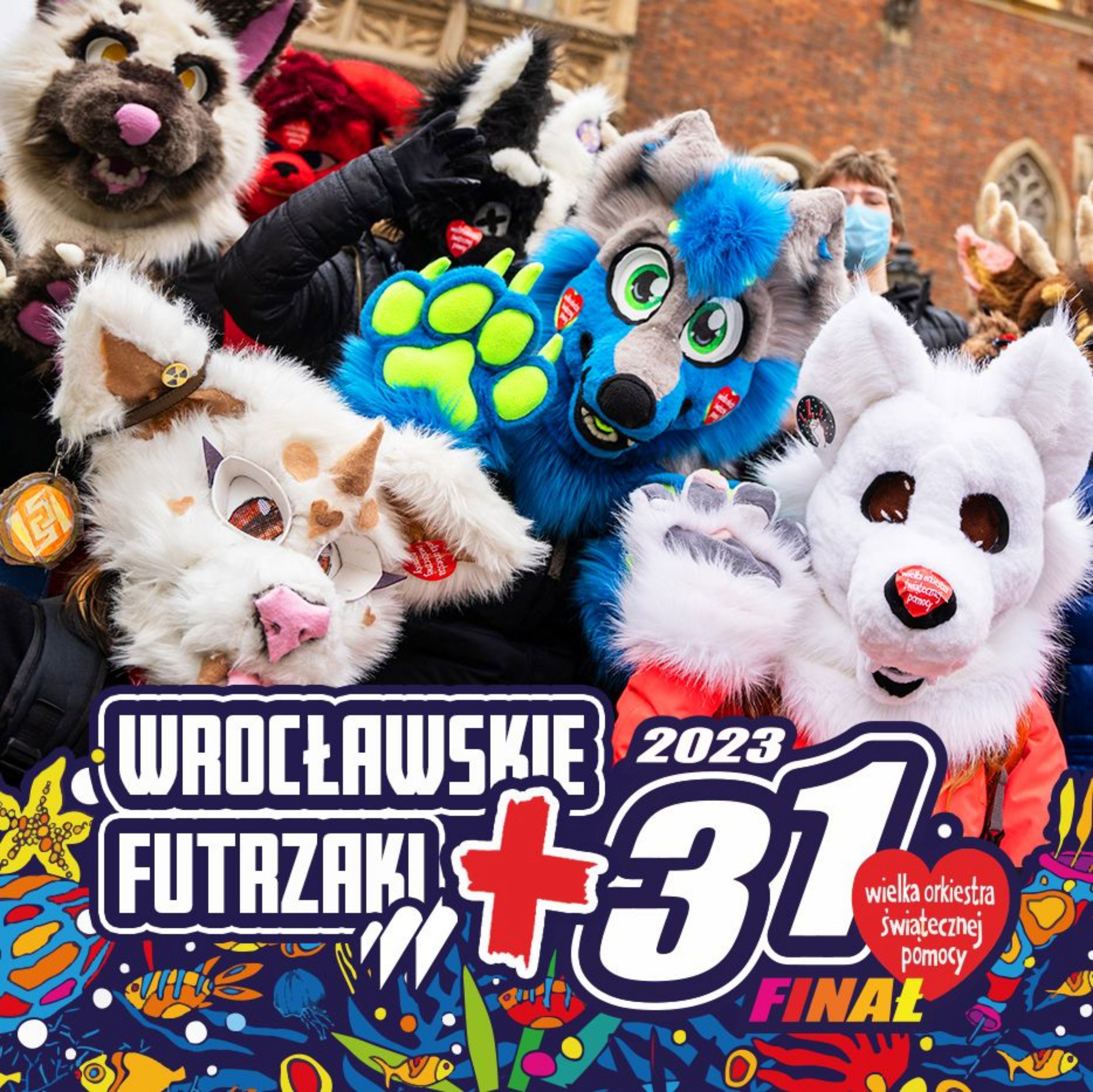 Futrzaki na 31. Finale WOŚP we Wrocławiu